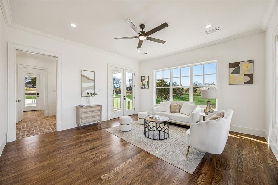 Furnished interior view inside a new home in , Anna (Image 30).