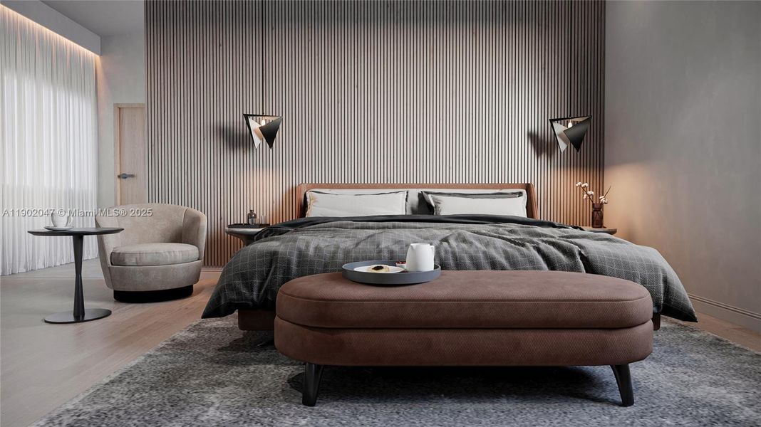 Furnished interior view inside a new home in , Palmetto Bay (Image 6).