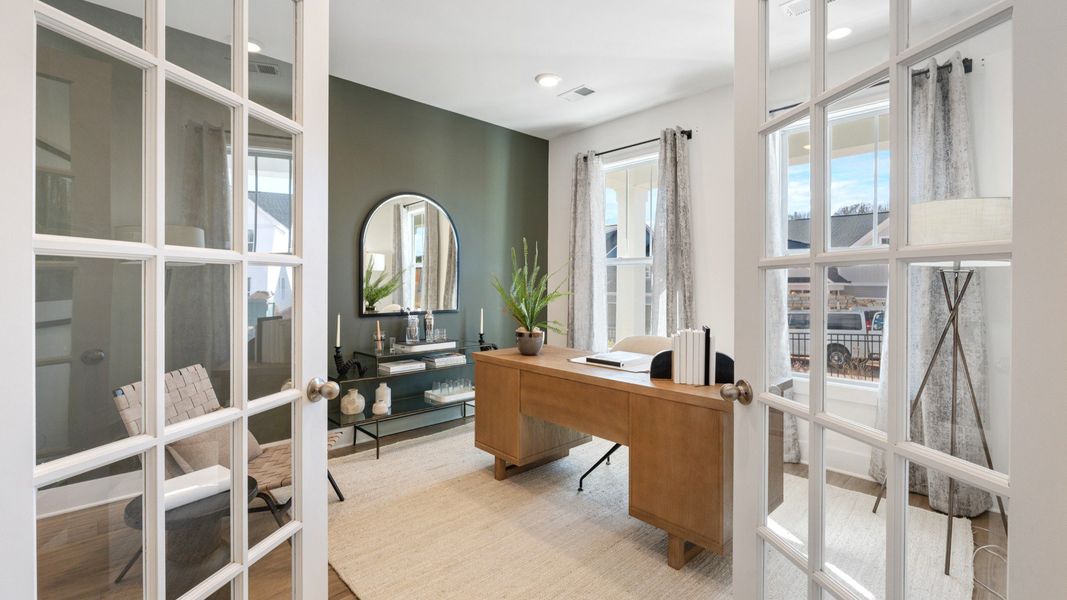 Representative furnished interior of a home built from the Drayton by DRB Homes in The Reserve at Livingston Park, Easley (Image 15).