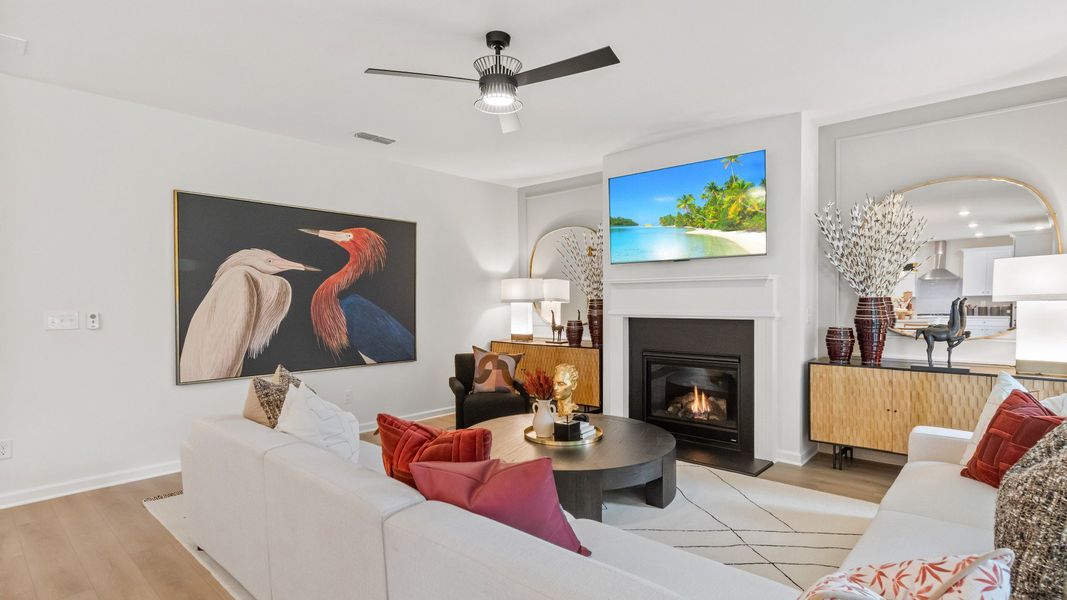 Furnished interior view inside a new home in Hamilton Lakes, Lawrenceville (Image 18).
