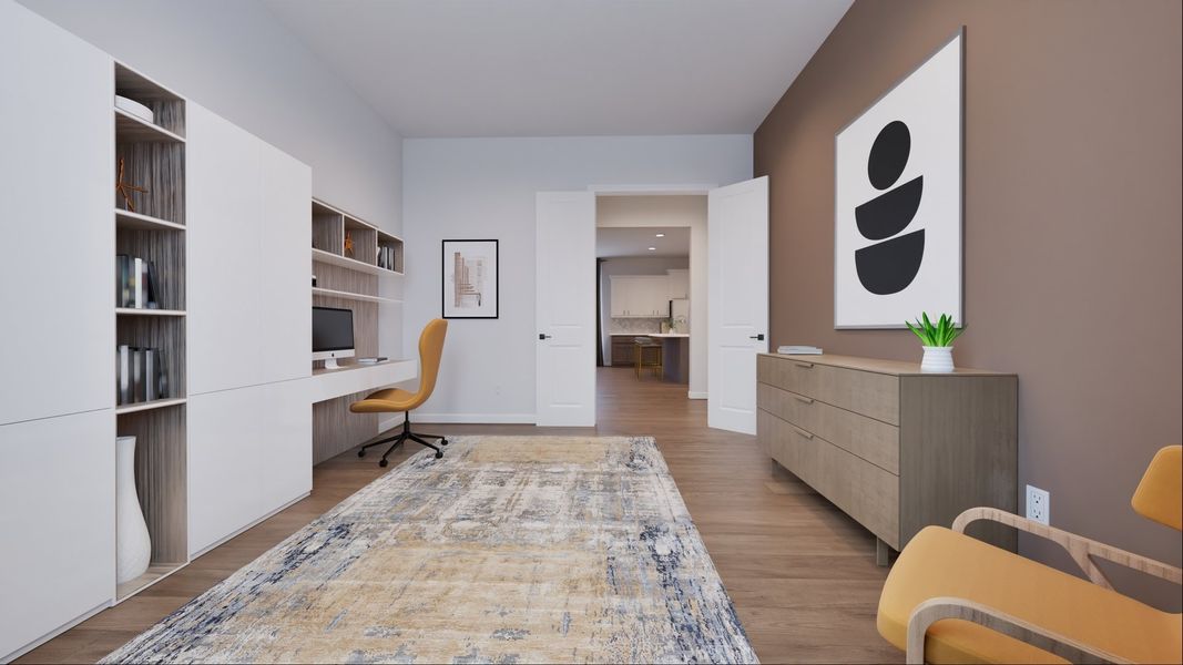 Representative furnished interior of a home built from the Avery by Risewell Homes in 6 Creeks, Kyle (Image 7). Representative furnished interior of a home built from the Avery by Risewell Homes in 6 Creeks, Kyle (Image 7).