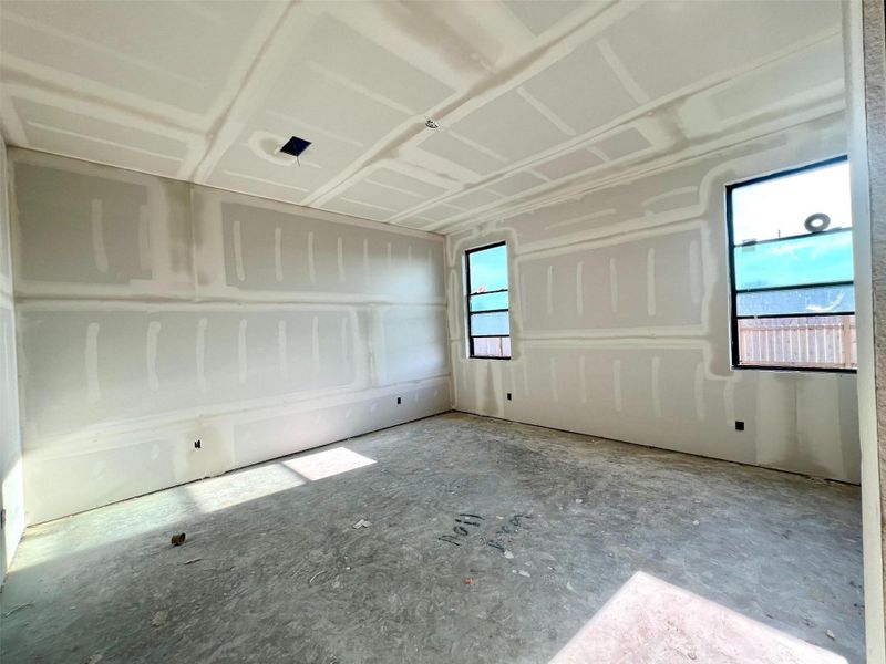 Actual progress of your home.