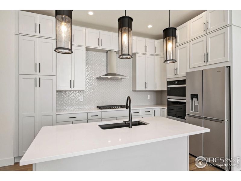 Spacious kitchen with upgraded appliances