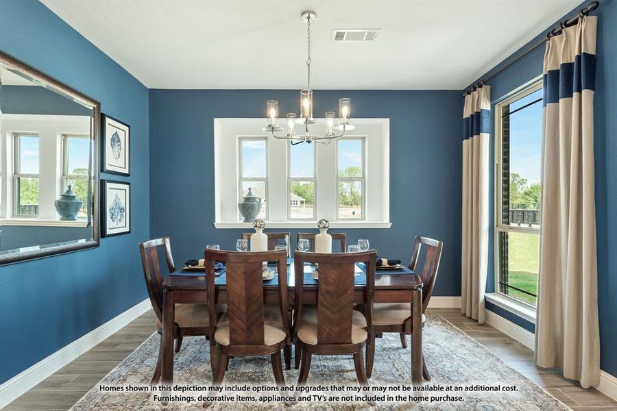 Furnished interior view inside a new home in Mockingbird Hills, Joshua (Image 29).