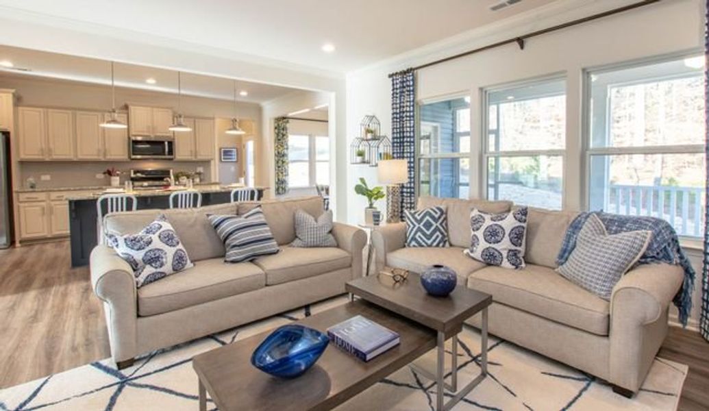 Representative furnished interior of a home built from the Bedford by True Homes in Huntington Hills, Lincolnton (Image 13).