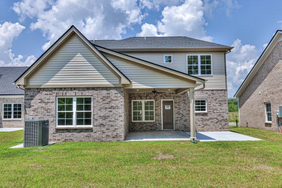 Front exterior of a new home in Legacy Preserve, Tullahoma, TN, highlighting curb appeal (Image 23). Front exterior of a new home in Legacy Preserve, Tullahoma, TN, highlighting curb appeal (Image 23).