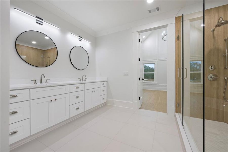 Furnished interior view inside a new home in , Dacula (Image 40).