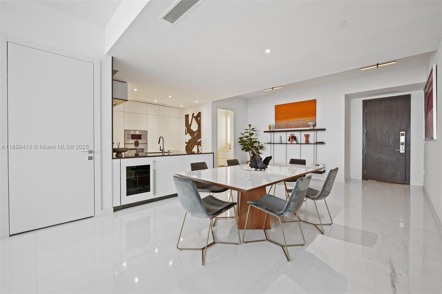 Furnished interior view inside a new home in , Miami (Image 8). Furnished interior view inside a new home in , Miami (Image 8).