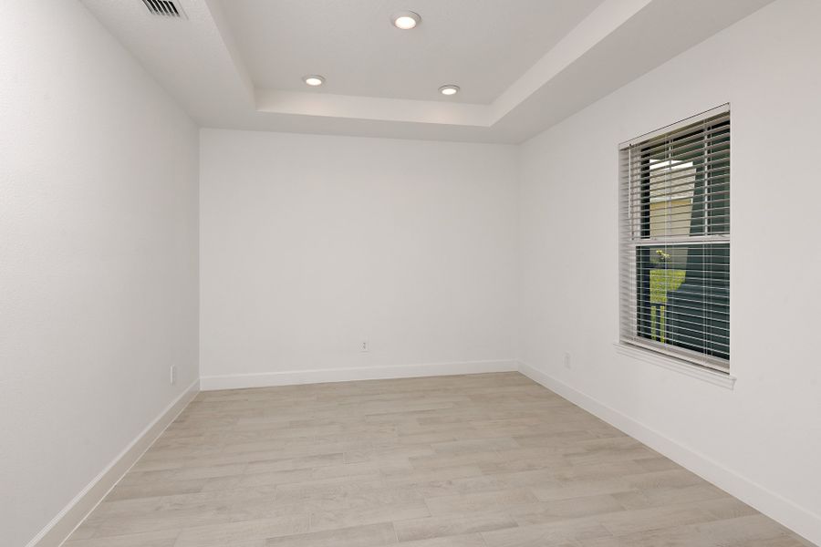 Representative unfurnished interior of a home built from the Tradewinds by Taylor Morrison in Ardisia Park, New Smyrna Beach (Image 27). Representative unfurnished interior of a home built from the Tradewinds by Taylor Morrison in Ardisia Park, New Smyrna Beach (Image 27).