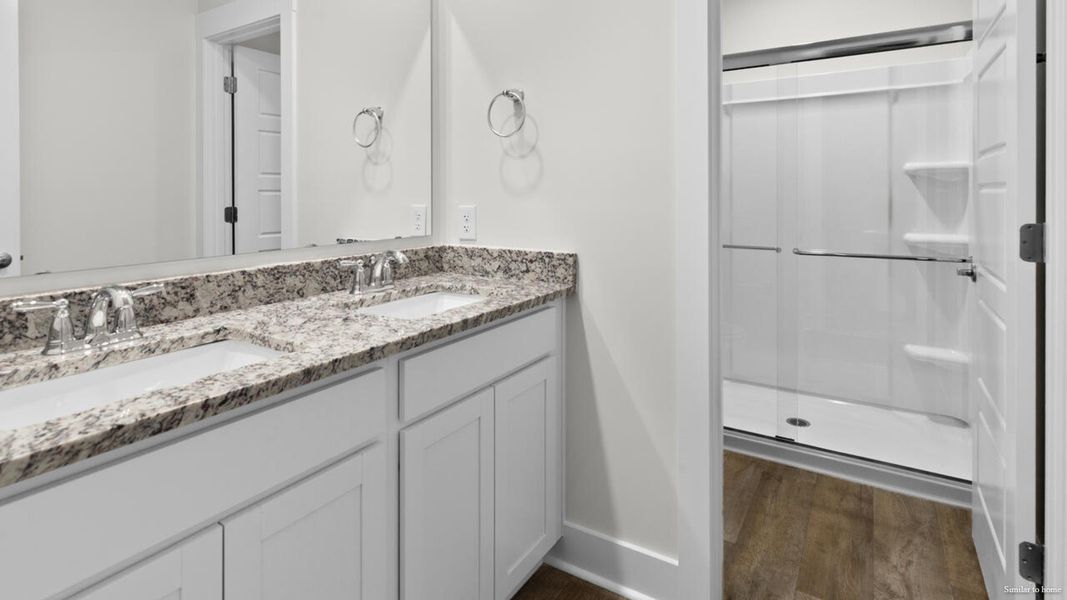 Furnished interior view inside a new home in Vineyard Trail, Jacksonville (Image 12).