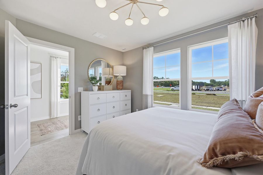 Furnished interior view inside a new home in Westpark at Cane Bay, Summerville (Image 19). Furnished interior view inside a new home in Westpark at Cane Bay, Summerville (Image 19).