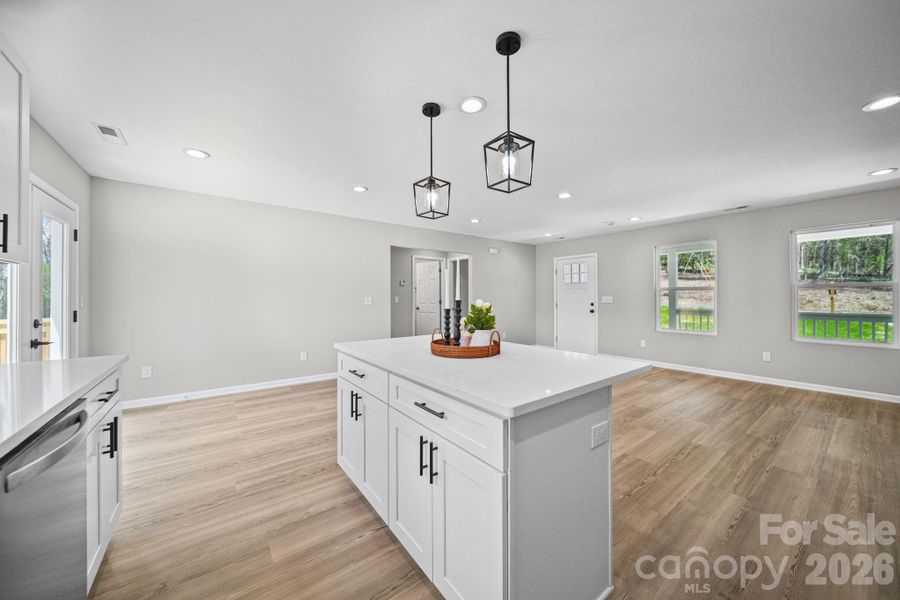 Furnished interior view inside a new home in , Albemarle (Image 6).