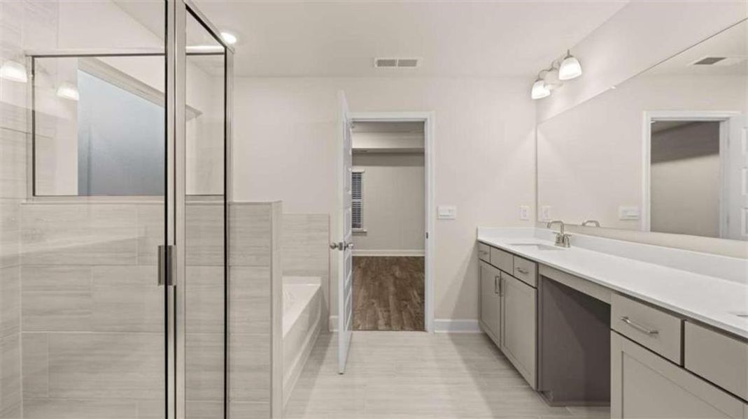 Furnished interior view inside a new home in Heritage Pointe, Senoia (Image 19).