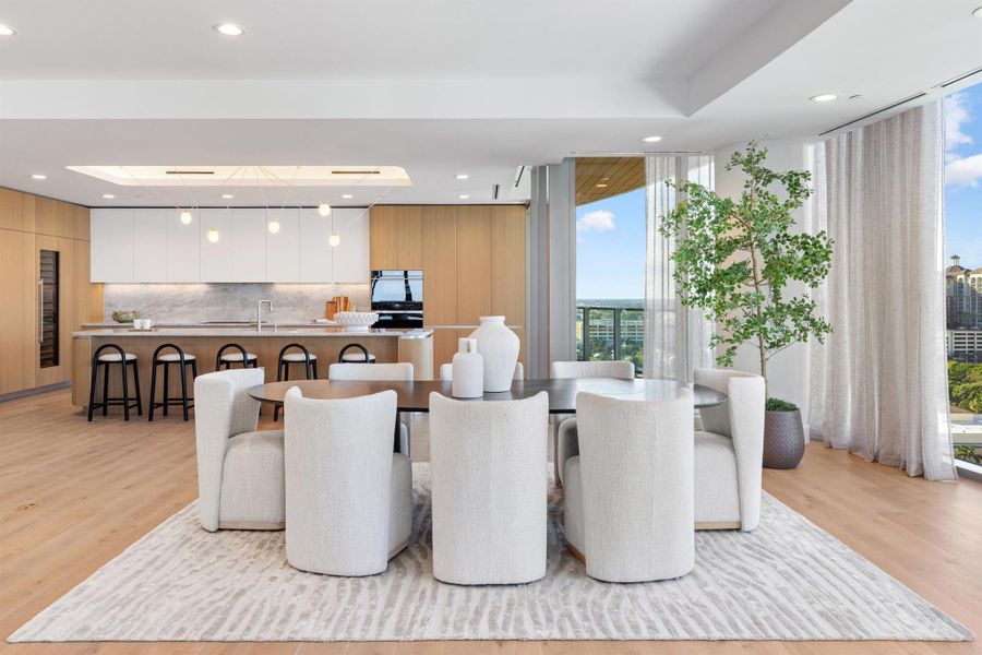 Furnished interior view inside a new home in , West Palm Beach (Image 29).