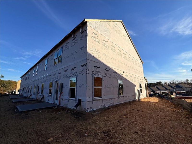 In-progress construction of a new home in Leydenview, Mableton, GA (Image 30).