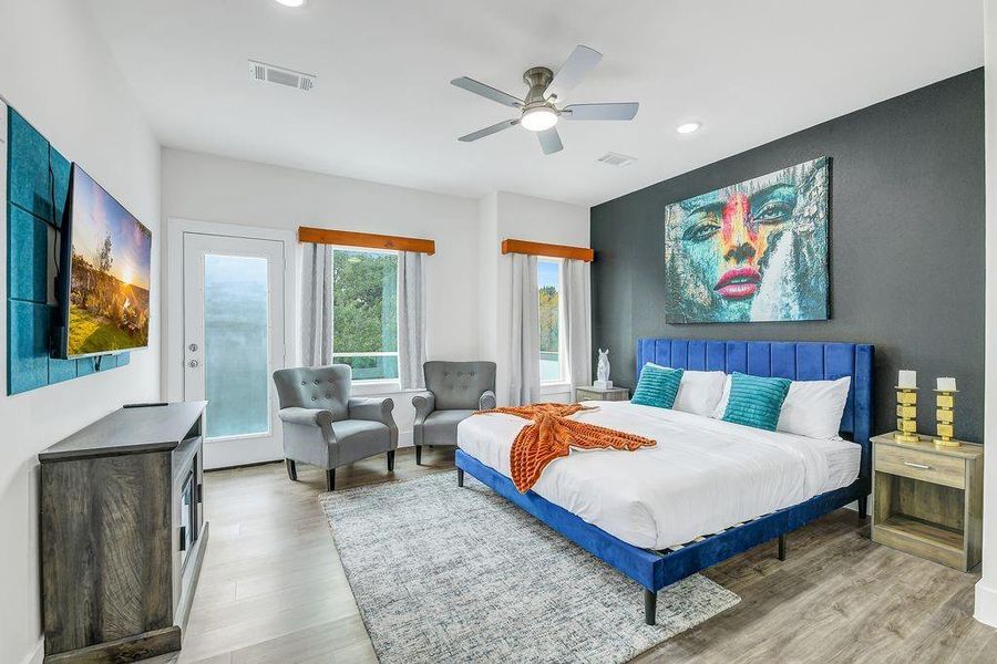 Furnished interior view inside a new home in , Houston (Image 5).