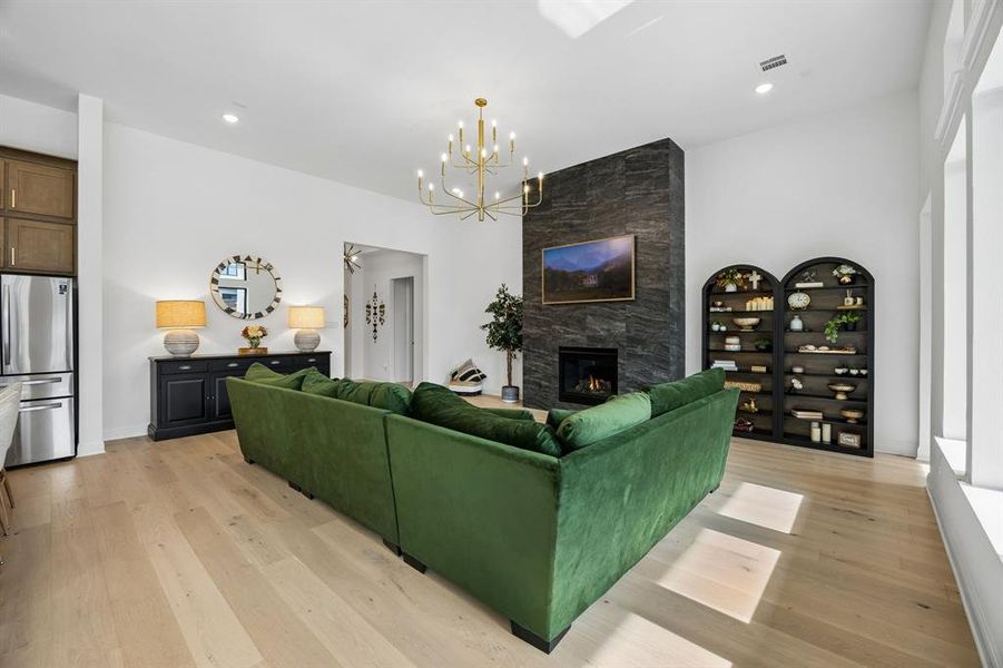 Furnished interior view inside a new home in , Fort Worth (Image 15).