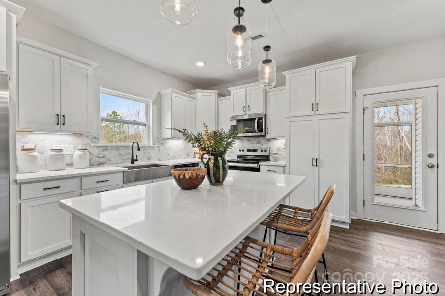 Furnished interior view inside a new home in Morrow Brook, Albemarle (Image 18). Furnished interior view inside a new home in Morrow Brook, Albemarle (Image 18).