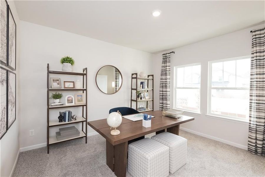 Furnished interior view inside a new home in , Braselton (Image 5).