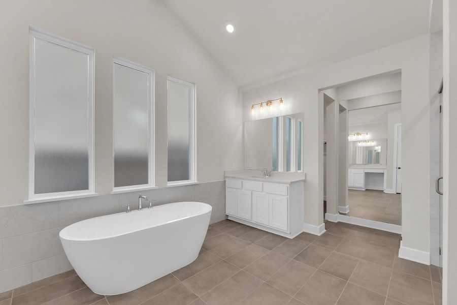 Furnished interior view inside a new home in Flora, Hutto (Image 10).