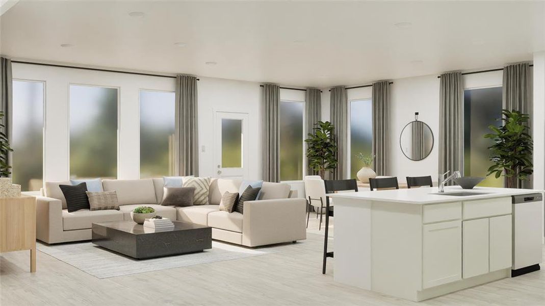 Furnished interior view inside a new home in Solterra, Mesquite (Image 9).