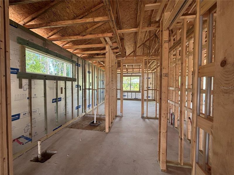In-progress construction of a new home in , Palm Coast, FL (Image 40).