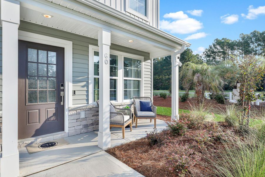Front exterior of a new home in , Summerville, SC, highlighting curb appeal (Image 20). Front exterior of a new home in , Summerville, SC, highlighting curb appeal (Image 20).