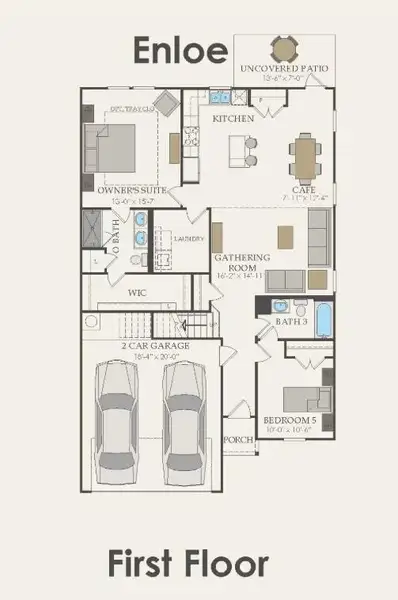 Centex Homes, Enloe floor plan Centex Homes, Enloe floor plan