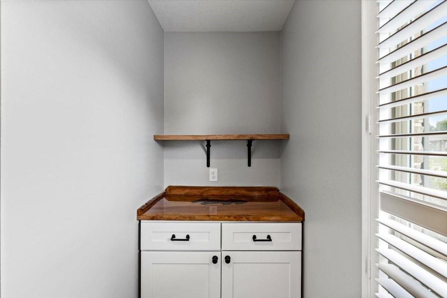 Utility room with additional storage Utility room with additional storage