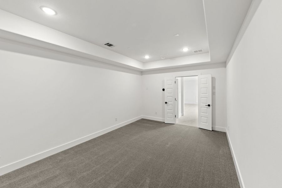 Representative unfurnished interior of a home built from the 5042 by Tradition Homes in Lakewood at Brookhollow – 60′ Lots, Prosper (Image 26).