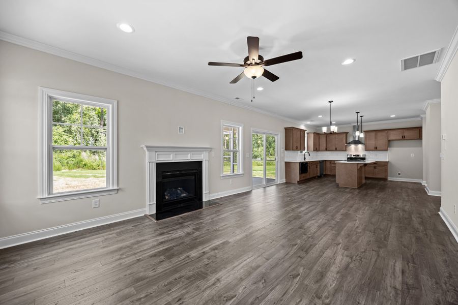 Furnished interior view inside a new home in Laurel Oaks, Greenville (Image 11). Furnished interior view inside a new home in Laurel Oaks, Greenville (Image 11).