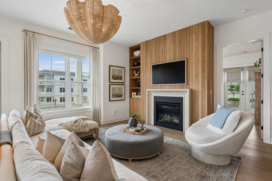 Furnished interior view inside a new home in , Charleston (Image 11).