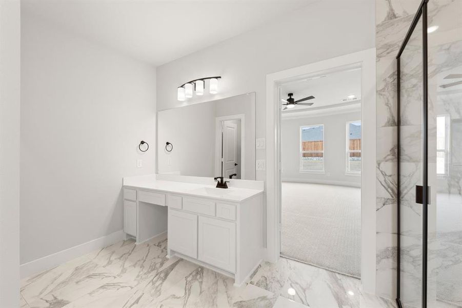 Furnished interior view inside a new home in Sutton Fields, Celina (Image 11).