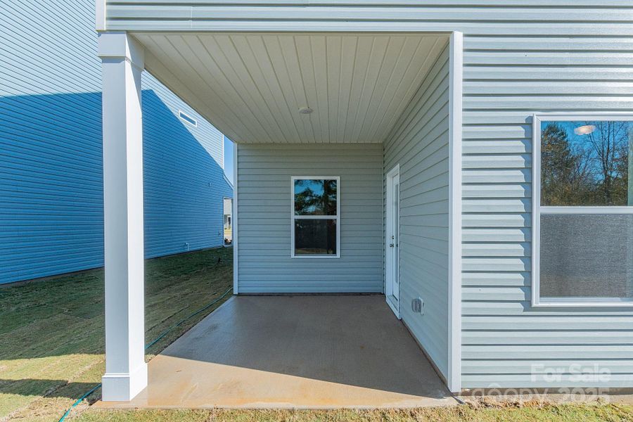 Exterior details and patio area of a home in Country Club Village, Salisbury (Image 17). Exterior details and patio area of a home in Country Club Village, Salisbury (Image 17).