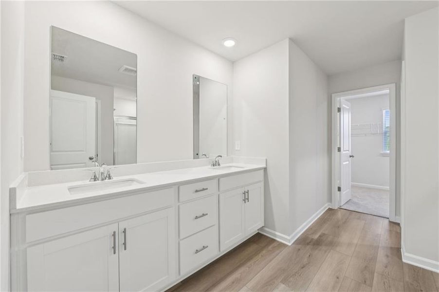 Furnished interior view inside a new home in Preserve at Mountain Creek, Pendergrass (Image 8). Furnished interior view inside a new home in Preserve at Mountain Creek, Pendergrass (Image 8).