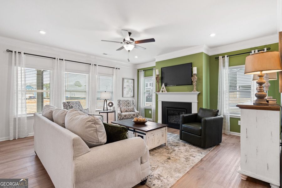 Furnished interior view inside a new home in Avalon, Perry (Image 24). Furnished interior view inside a new home in Avalon, Perry (Image 24).