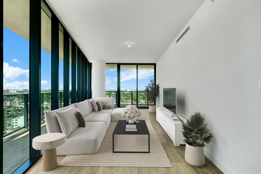 Spacious, unfurnished interior of a new home in , Pompano Beach (Image 21).