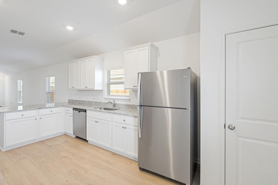 Furnished interior view inside a new home in Canyon Ranch, Jarrell (Image 4).