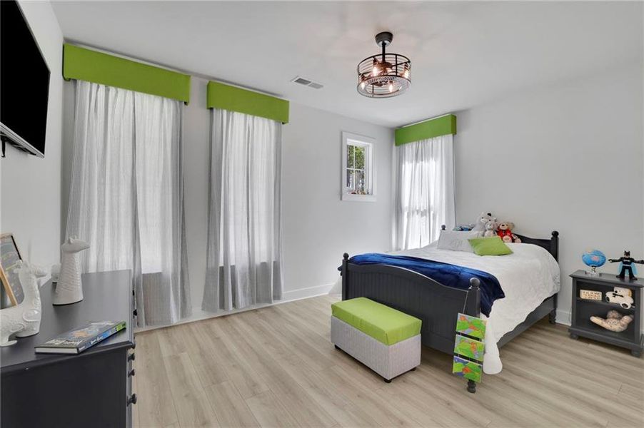 Furnished interior view inside a new home in , Monroe (Image 17).