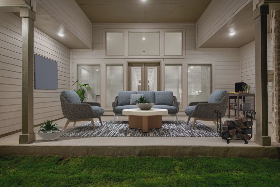 Image 11 representing the Kaylee by Chesmar Homes in Mesa Western, Cibolo, TX.