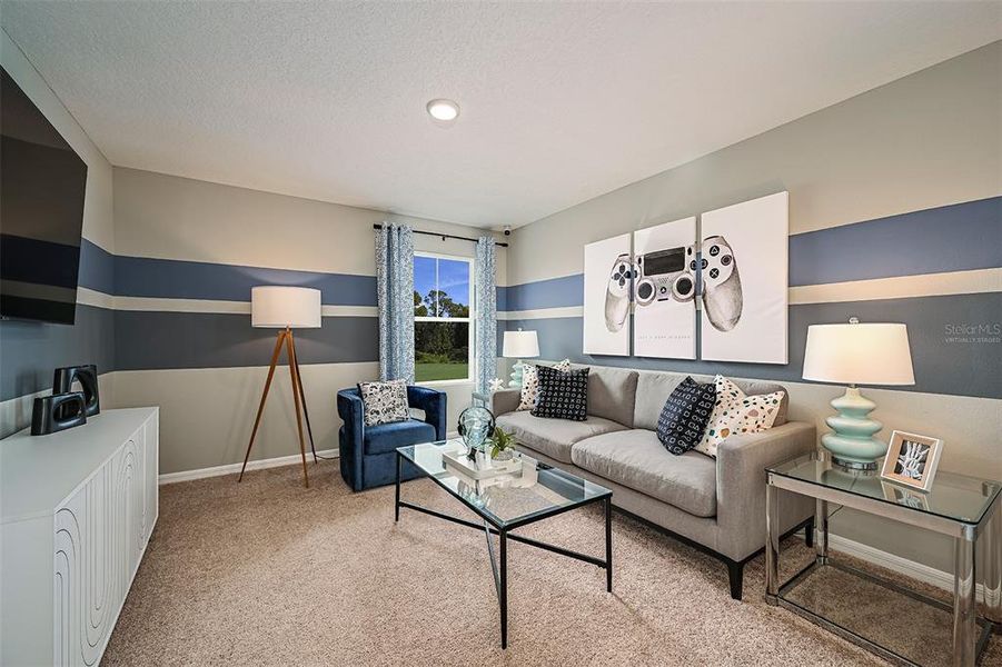 Furnished interior view inside a new home in Crosswinds, Haines City (Image 6).