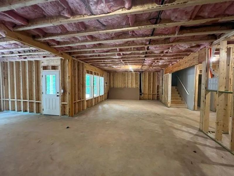 In-progress construction of a new home in , Cumming, GA (Image 19).