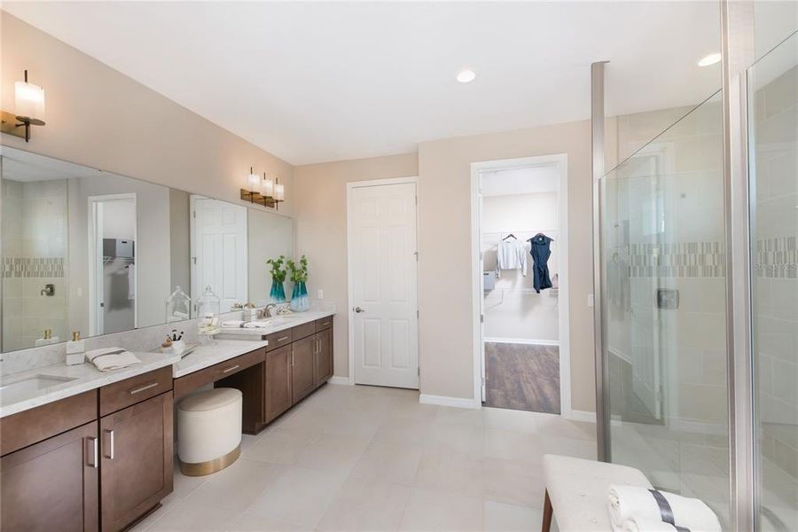 Furnished interior view inside a new home in Hammock at Two Rivers, Zephyrhills (Image 16).