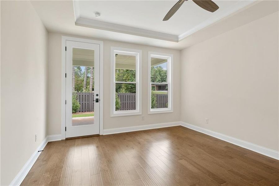 Spacious, unfurnished interior of a new home in Promenade at Sawnee Village, Cumming (Image 21).
