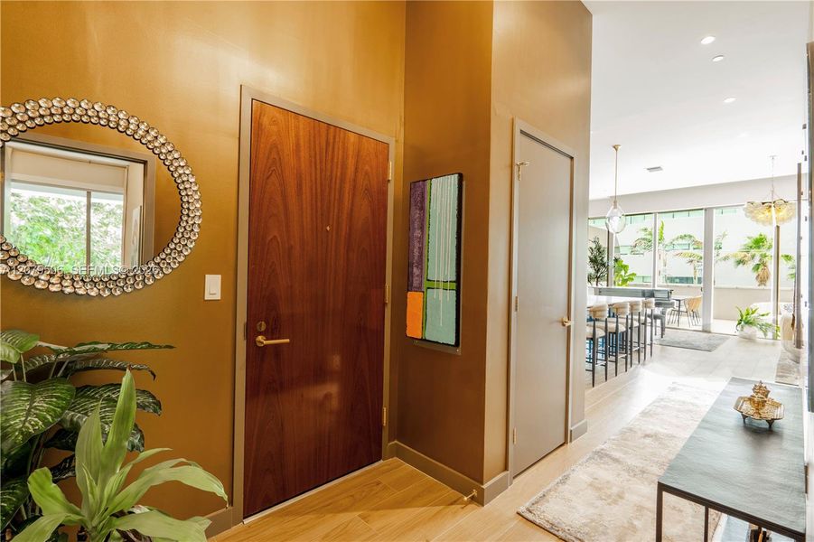 Furnished interior view inside a new home in , Miami (Image 9).