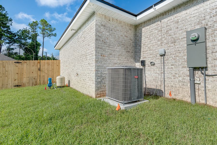 Exterior details and patio area of a home in , Crestview (Image 19).