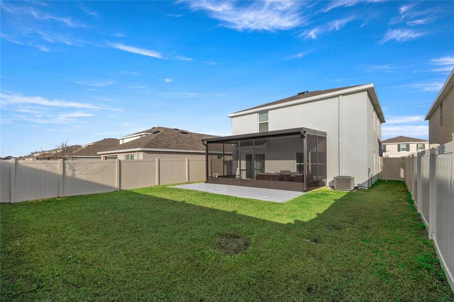 Exterior details and patio area of a home in Ocala Crossings South, Ocala (Image 27). Exterior details and patio area of a home in Ocala Crossings South, Ocala (Image 27).
