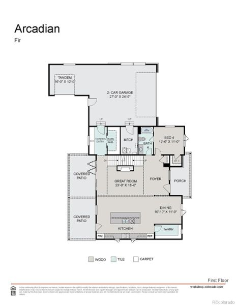 2D floor plan layout of this home in , Golden, CO (Image 3).