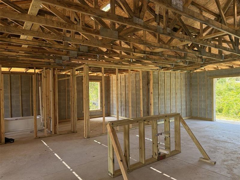 In-progress construction of a new home in , Sebring, FL (Image 18).