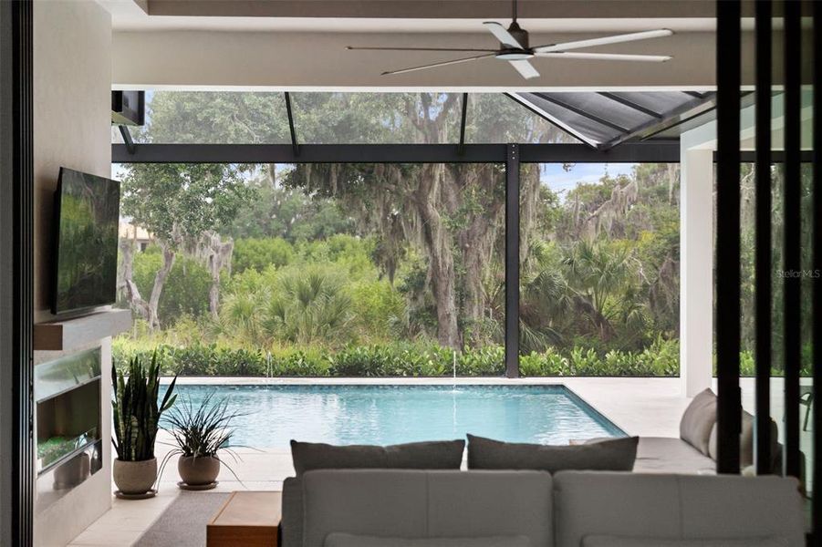 Exterior details and patio area of a home in , Parrish (Image 28).